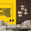 Fototapeta: Inspirujące motywacyjny cytat. sukces jest prosty. czy to, co