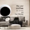 Fototapeta: Inspirujący cytat na filiżankę kawy tle