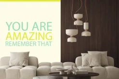 Fototapeta: Inspirujący cytat. jesteś niesamowity. zapamietaj to. ilustracji