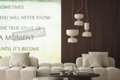 Fototapeta: Inspirujący cytat nieznanego źródła na tle grunge ramki