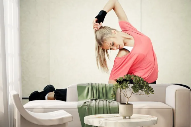 Fototapeta: Instruktor fitness