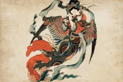 Fototapeta: Japońska kobieta katsushika hokusai