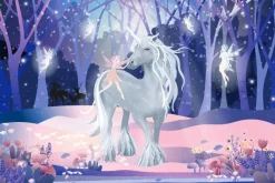 Fototapeta: Jednorożec i wróżki w bajkowej krainie