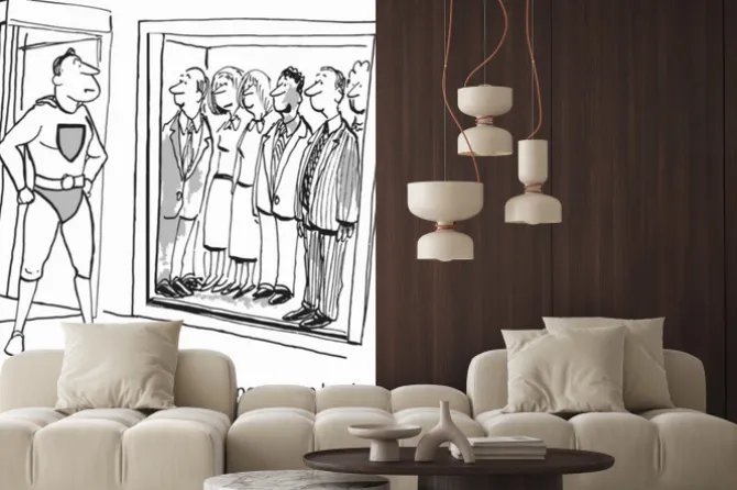 Fototapeta: "jest coś o naszym nowym liderem zespołu ... wybuchowy."