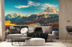 Fototapeta: Jezioro antorno w dolomitach