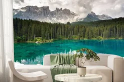 Fototapeta: Jezioro carezza, dolomity, włochy