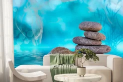 Fototapeta: Kamienie zen w wodzie