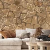 Fototapeta: Kamienna tekstura w odcieniach beżu