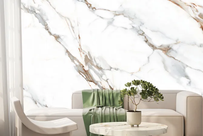 Fototapeta: Kamienna tekstura biały marmur