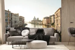 Fototapeta: Kanał wodny z widokiem na bazylikę