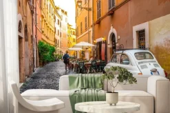 Fototapeta: Kawiarniana uliczka w rzymie