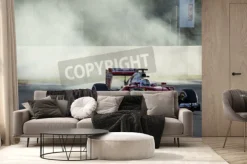 Fototapeta: Kierowca sebastian vettel. ferrari. formula one dni testów na