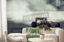 Fototapeta: Kierowca sebastian vettel. ferrari. formula one dni testów na