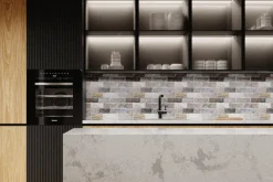 Fototapeta: Klasyczna imitacja muru z cegły