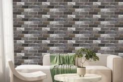 Fototapeta: Klasyczna imitacja muru z cegły