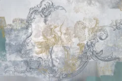 Fototapeta: Klasyczny barokowy kolaż w pastelowych kolorach