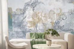 Fototapeta: Klasyczny barokowy kolaż w pastelowych kolorach