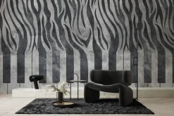 Fototapeta: Klawisze pianina z imitacją zebry