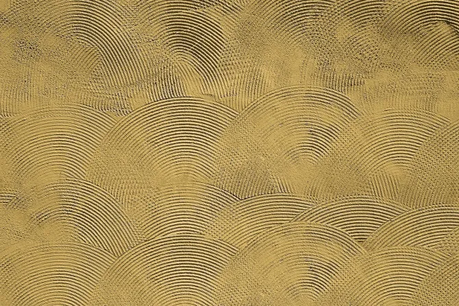 Fototapeta: Koła na betonowej ścianie w stylu glamour