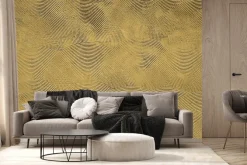 Fototapeta: Koła na betonowej ścianie w stylu glamour