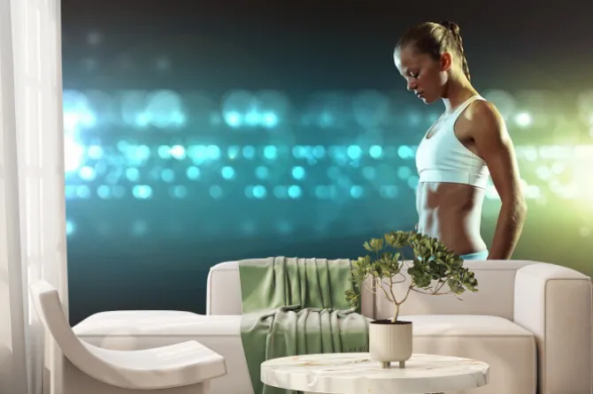 Fototapeta: Kobieta fitness