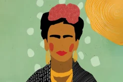 Fototapeta: Kobieta frida kahlo kolorowy portret