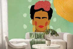 Fototapeta: Kobieta frida kahlo kolorowy portret