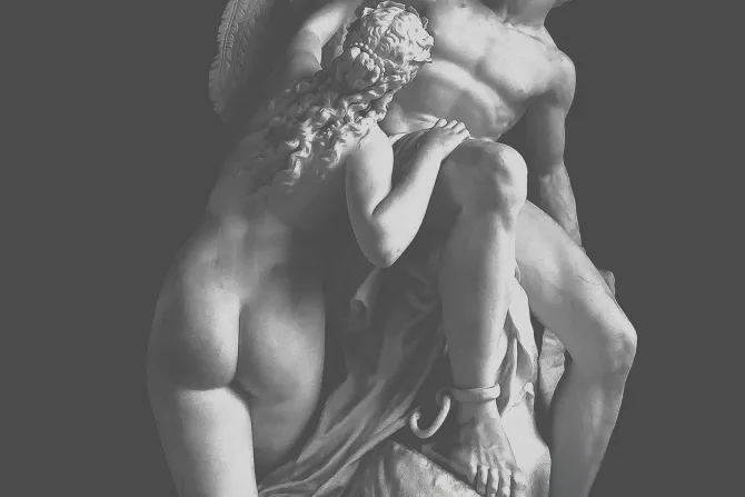 Fototapeta: Kobieta i mężczyzna w motywie rzeźby