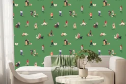 Fototapeta: Kobiety i mężczyźni z psami spacer