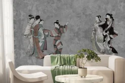 Fototapeta: Kobiety w klasycznych japońskich kimonach