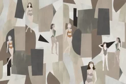 Fototapeta: Kobiety wśród geometrycznych kształtów