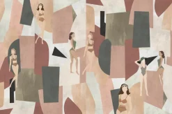 Fototapeta: Kobiety wśród geometrycznych kształtów