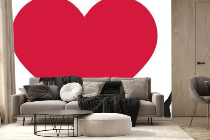 Fototapeta: Kocham boks sylwetka