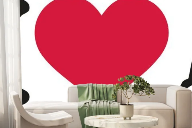 Fototapeta: Kocham boks sylwetka