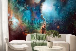 Fototapeta: Kolorowa kosmiczna mgławica