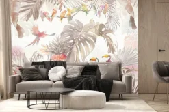 Fototapeta: Kolorowe egzotyczne ptaki w tropikach