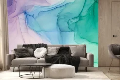 Fototapeta: Kolorowe plamy tuszu