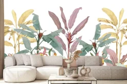 Fototapeta: Kolorowe rośliny tropikalne