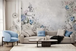 Fototapeta: Kolorowe romantyczne kwiaty