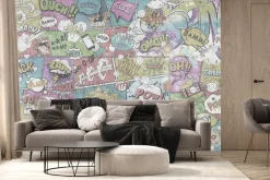 Fototapeta: Kolorowy komiks w stylu vintage