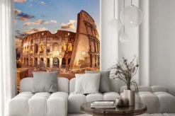 Fototapeta: Koloseum w godzinach wieczornych, rzym, włochy