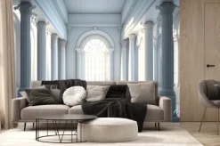 Fototapeta: Kolumny w pomieszczeniu