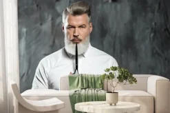 Fototapeta: Koncepcja dla stylowego mężczyzny z brodą dorosłych