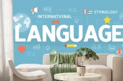 Fototapeta: Koncepcja nauki języka. idea komunikacji globalnej.