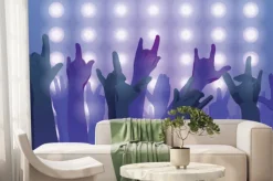 Fototapeta: Koncert rockowy. ręce do góry.