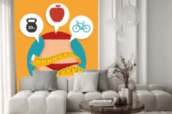 Fototapeta: Konstrukcja siłownia styl życia