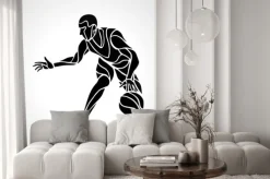 Fototapeta: Koszykarz streszczenie sylwetka