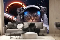 Fototapeta: Kot astronauta