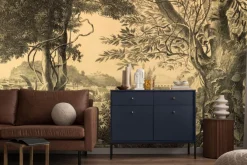 Fototapeta: Krajobraz w stylu vintage rośliny drzewa natura