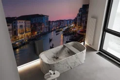 Fototapeta: Krajobraz wenecji z widokiem na zachód słońca